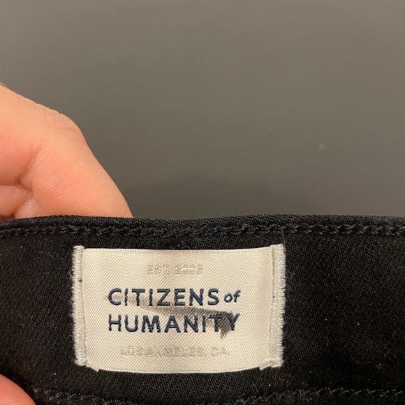 Citizens of humanity rocket ankle all black jeans 30 - Picture 15 of 15